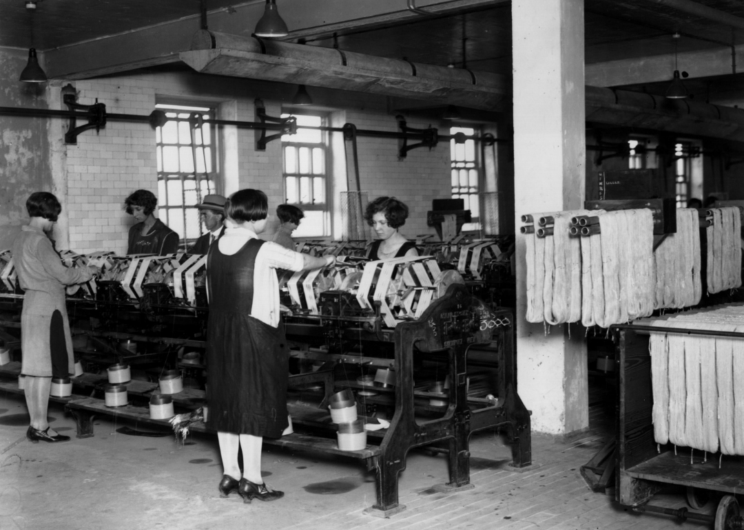 #9. Textile industries, semiskilled operatives